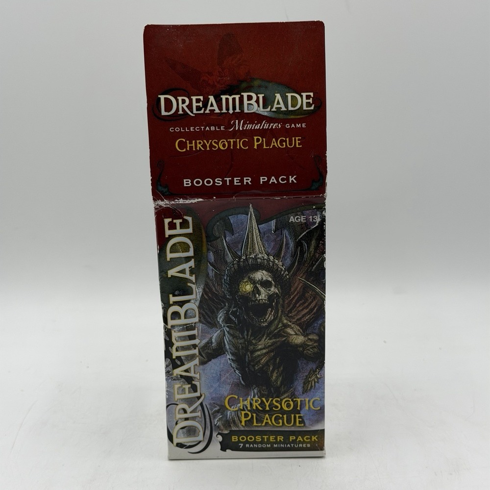 Dreamblade Chrysotic Plague Booster Pack 7 Random Figs - Open‎ Box